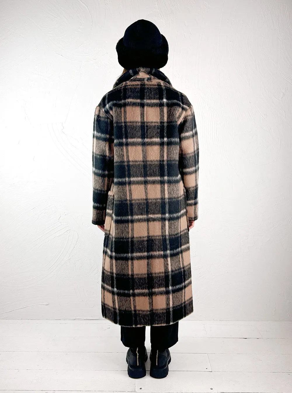 Rino   Pelle Khloe Twig Check Coat