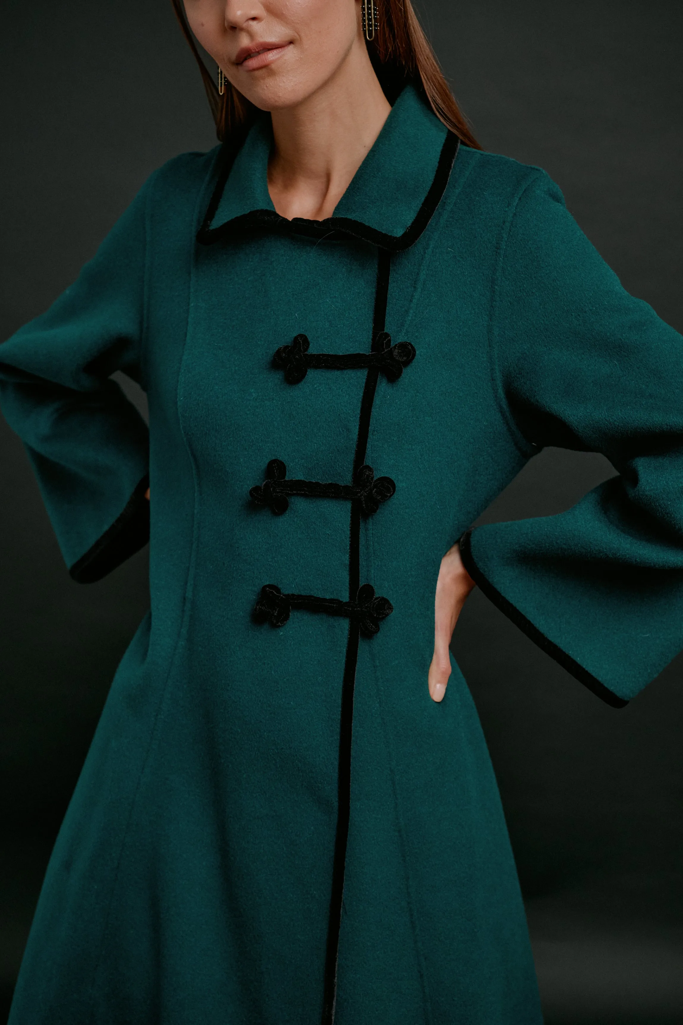 Shouning Dress Coat EMERALD