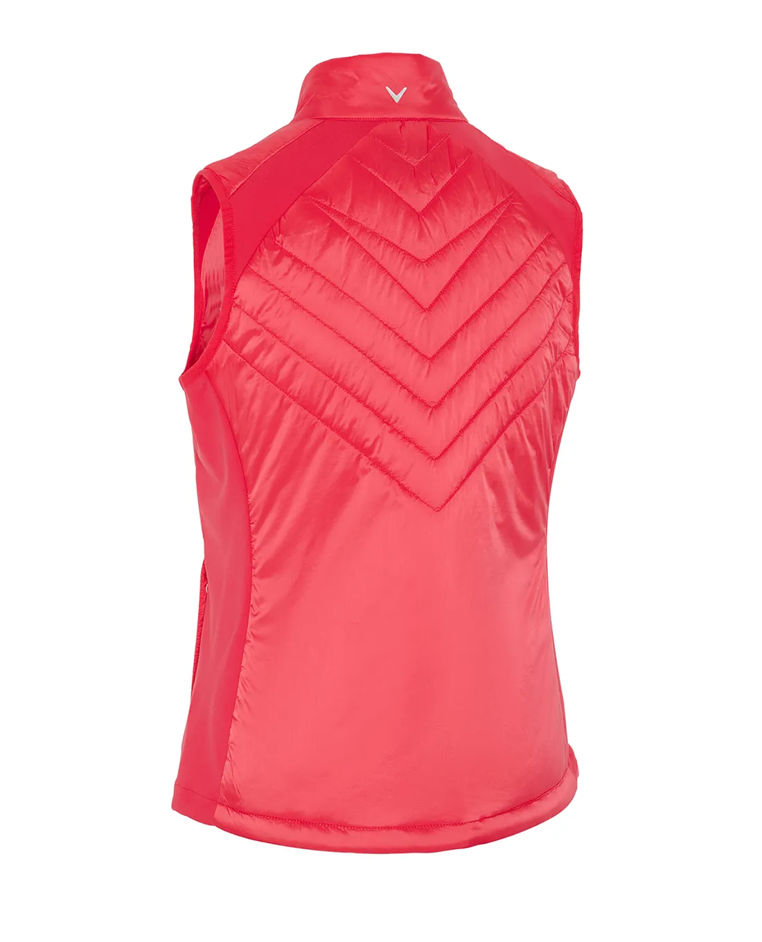 SIZE M - CALLAWAY Engineered Thermal Chev Quilted Vest D024 Paradise Pink