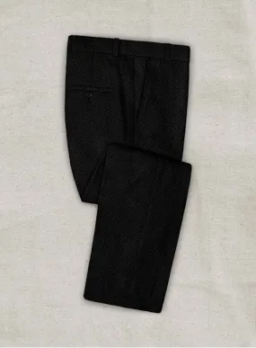 Solbiati Black Seersucker Pants