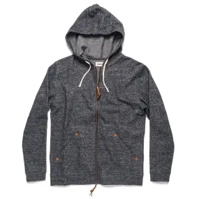 The Après Hoodie in Navy Hemp Fleece