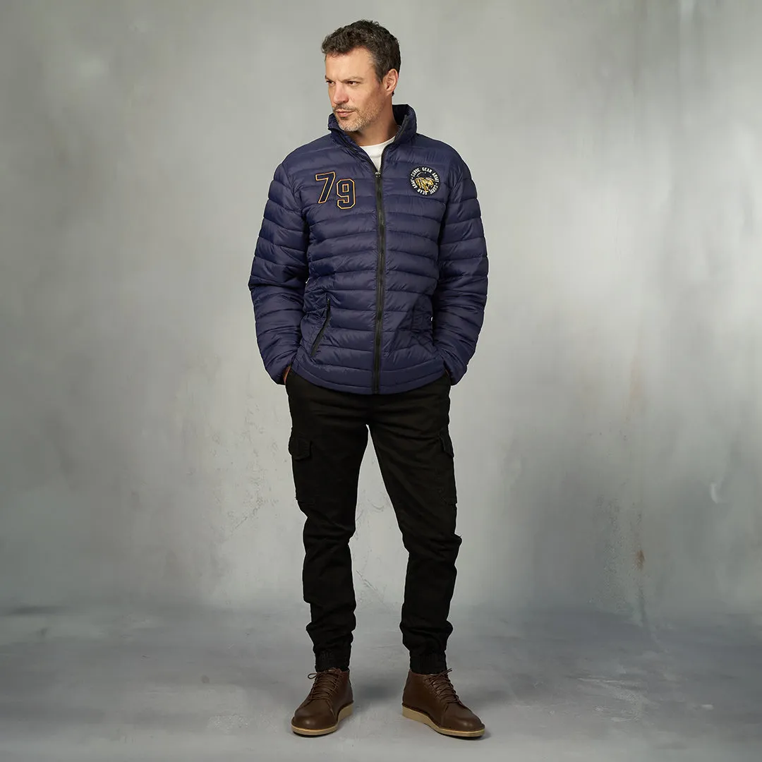 Tiger Puffer Jacket Navy