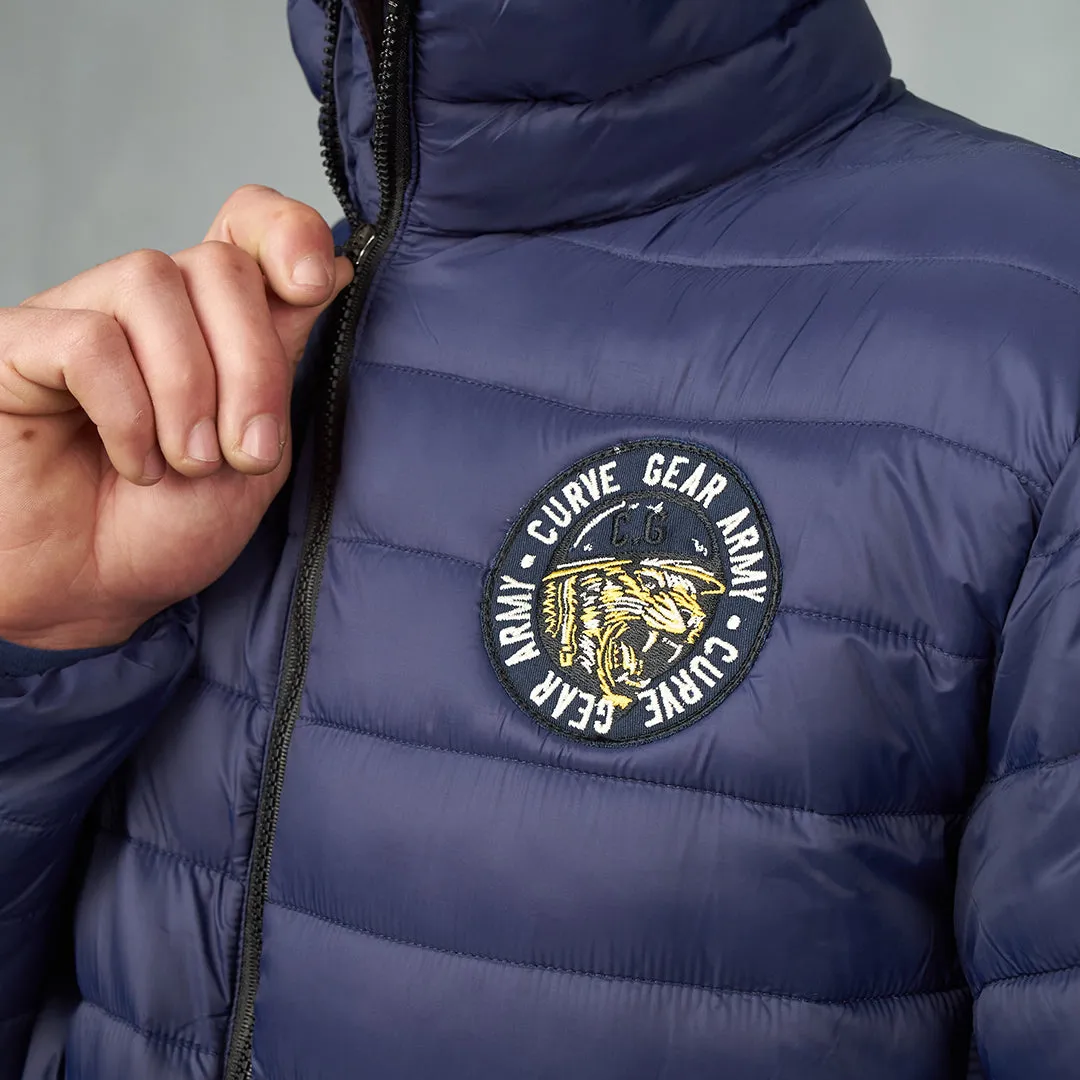 Tiger Puffer Jacket Navy