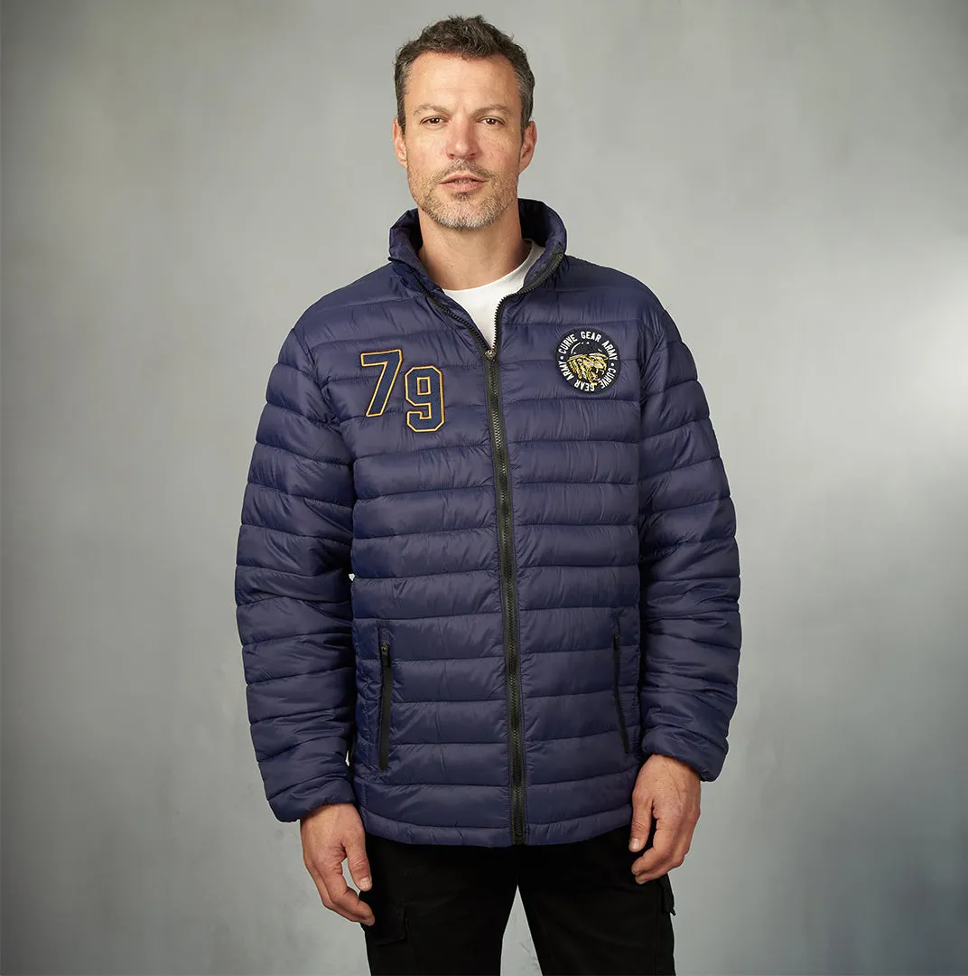 Tiger Puffer Jacket Navy