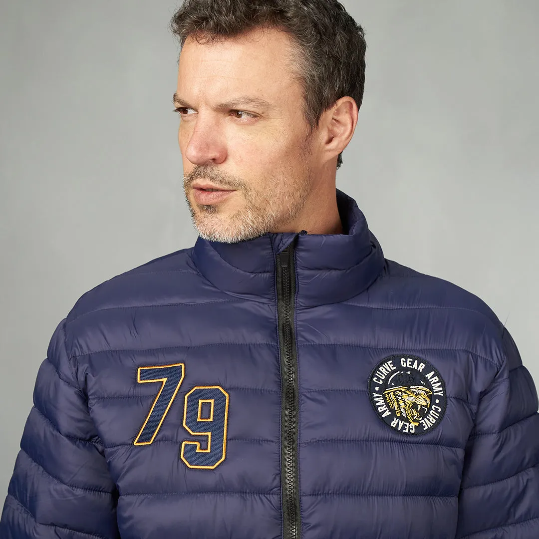 Tiger Puffer Jacket Navy