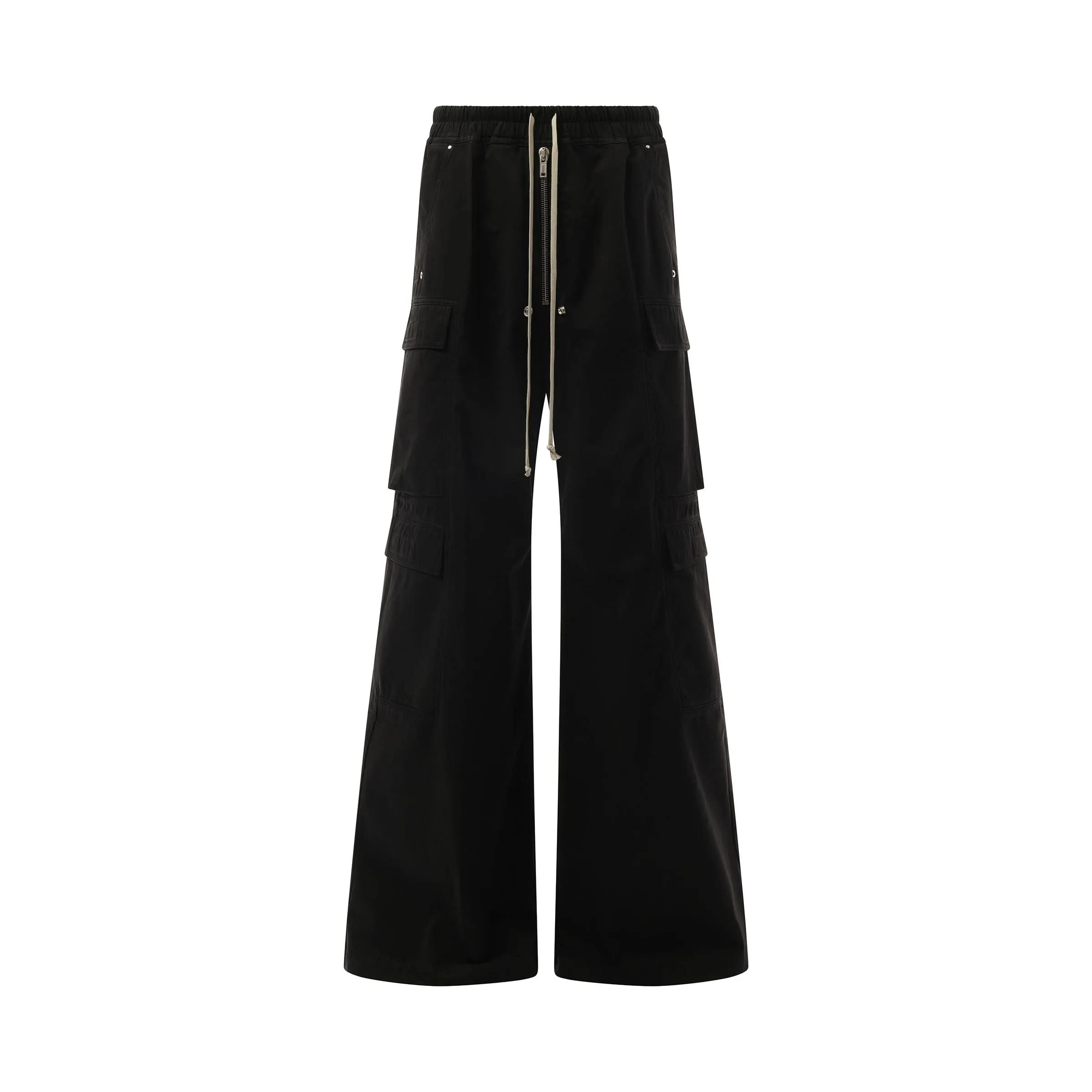 Twill Double Cargo Jumbo Bela Pants in Black