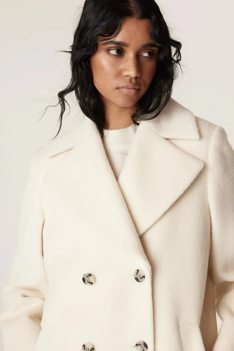 VICUNA COAT | Winter White