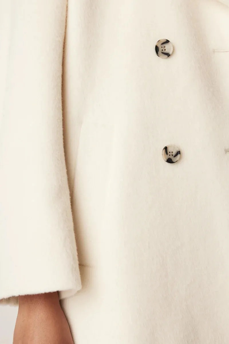 VICUNA COAT | Winter White