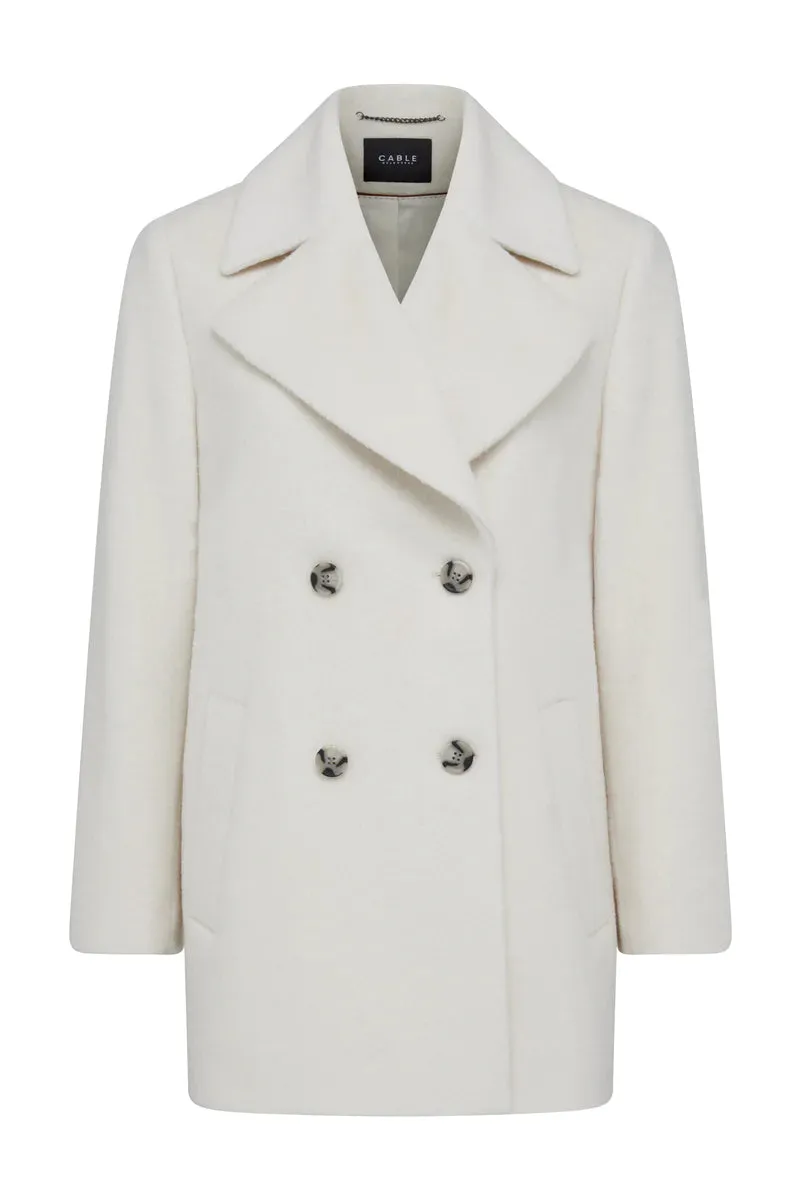 VICUNA COAT | Winter White