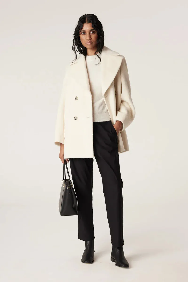 VICUNA COAT | Winter White