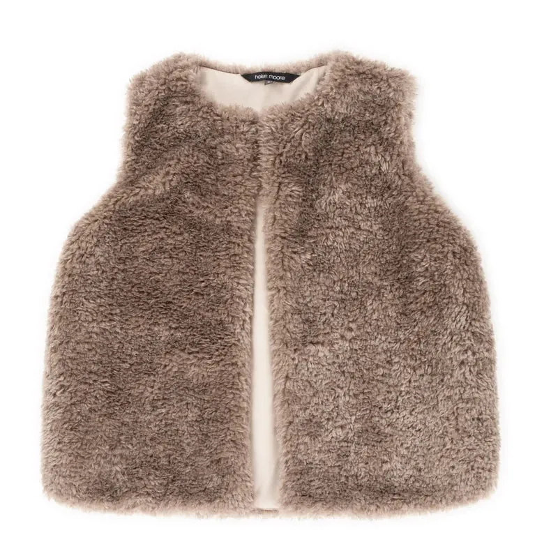 Vinnie Faux Sheepskin Gilet