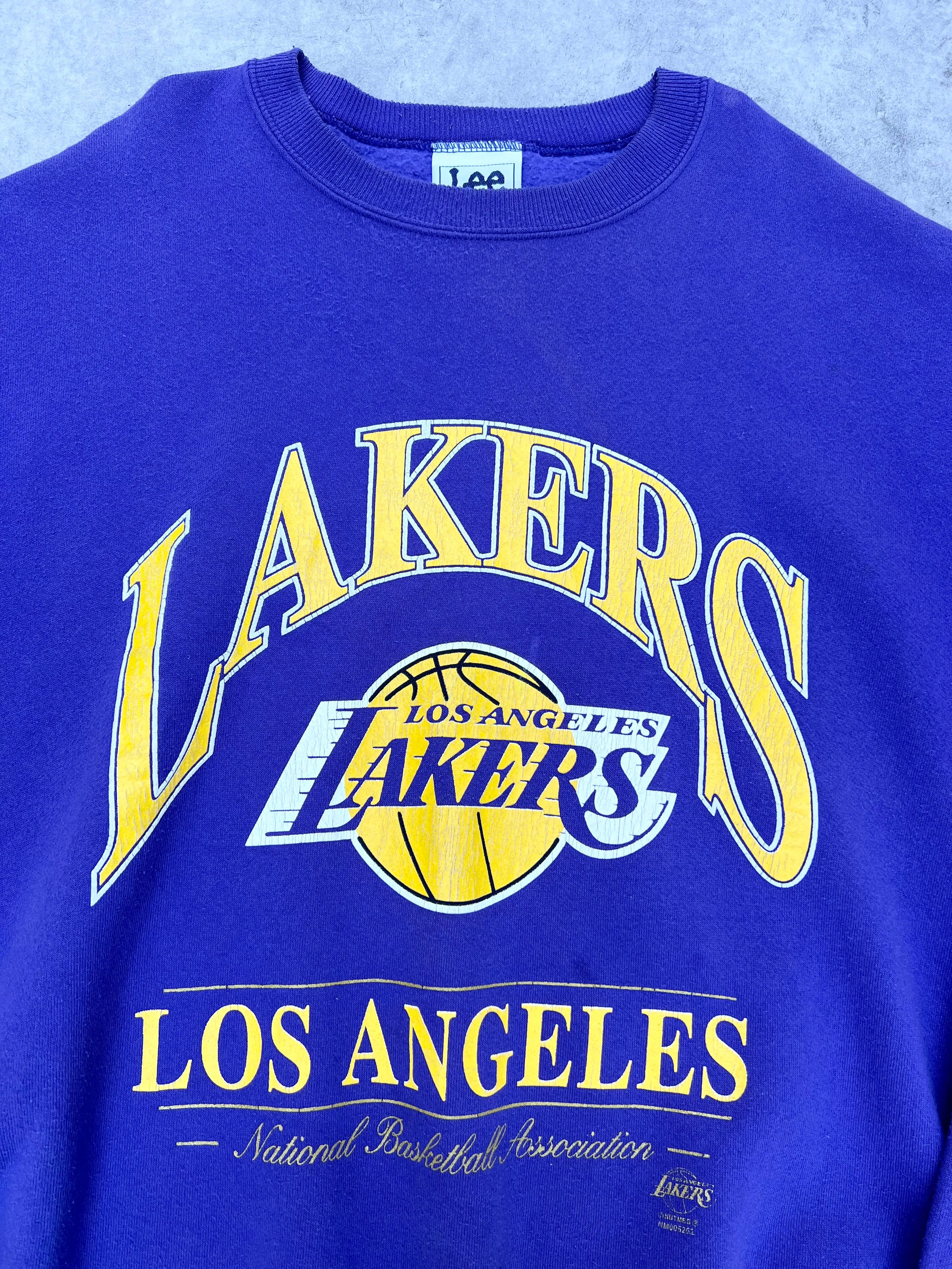 Vintage Lee Sports LA Lakers Crewneck (XXL)