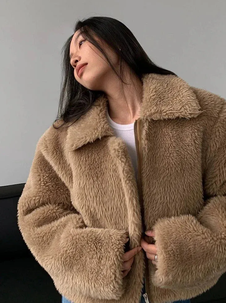 Wenkouban-Winter Outfits Christmas Maelle Fur Coat