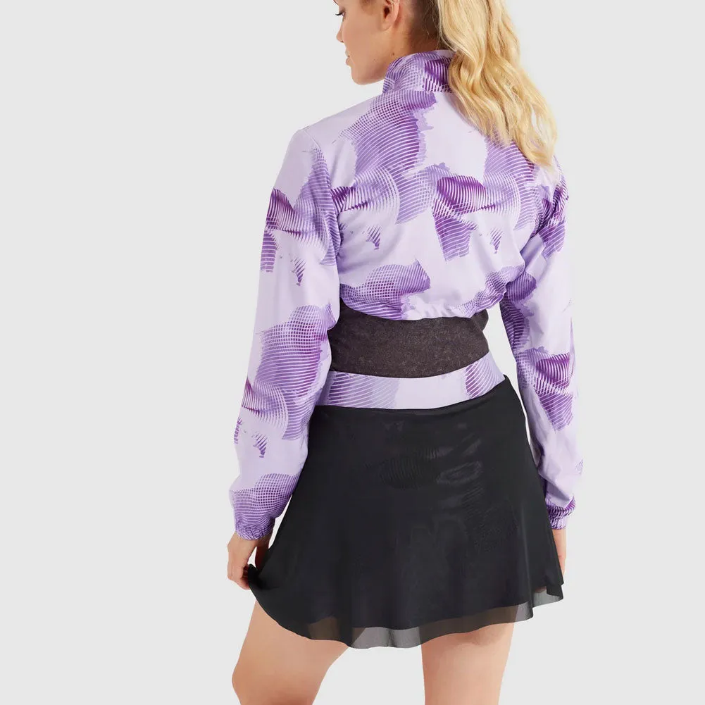 Women`s Pensiero Cropped Tennis Track Jacket Light Purple