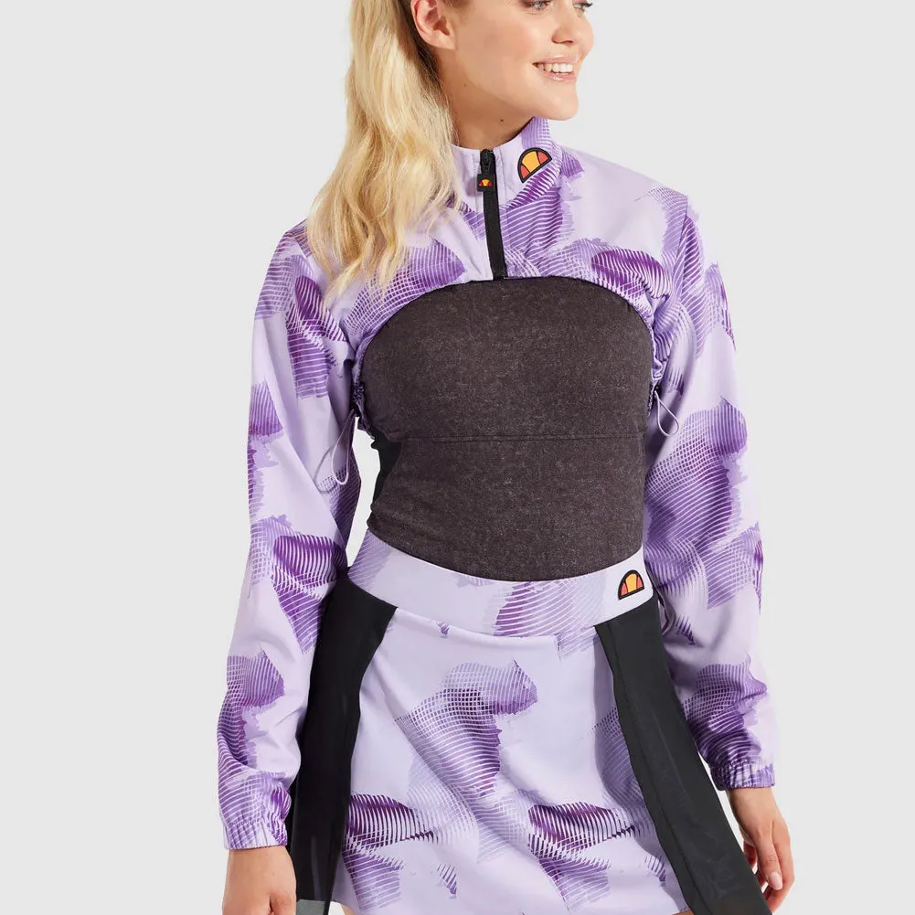 Women`s Pensiero Cropped Tennis Track Jacket Light Purple