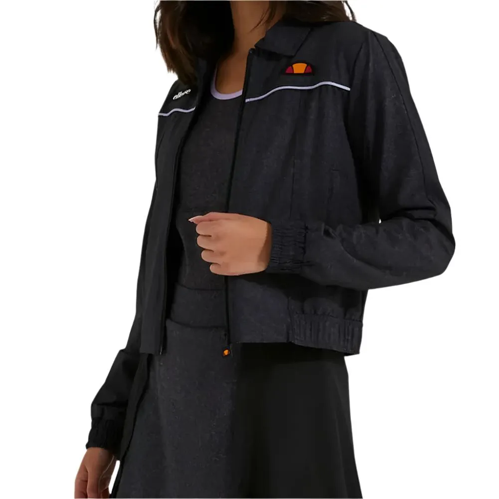 Women`s Stupendo Tennis Track Jacket Black Denim