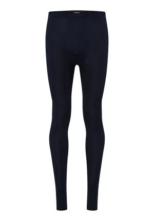 Woolen Silk M Long Leg | Deep Navy 73412-1610