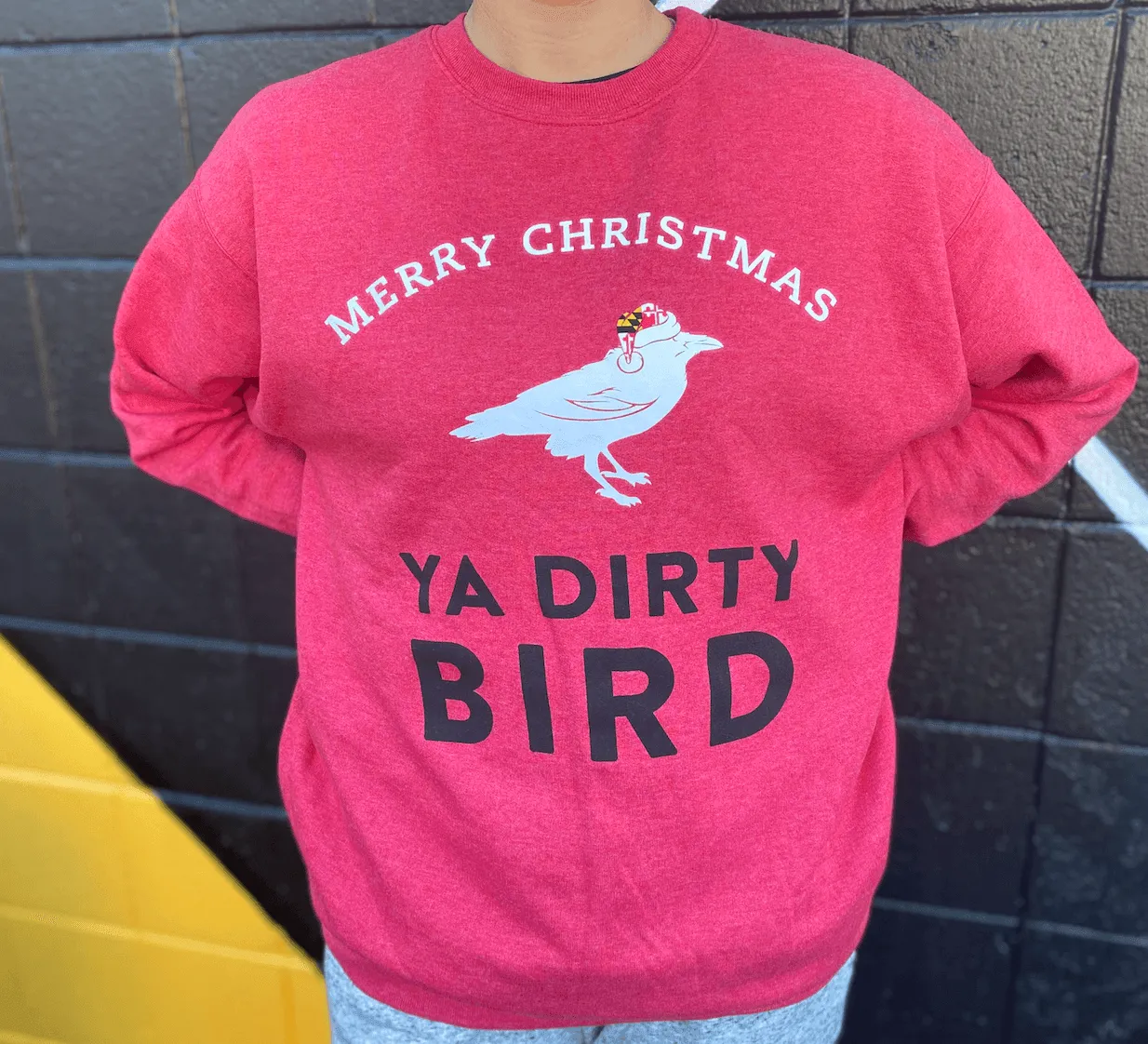 Ya Dirty Bird (Red) / Crew Sweatshirt